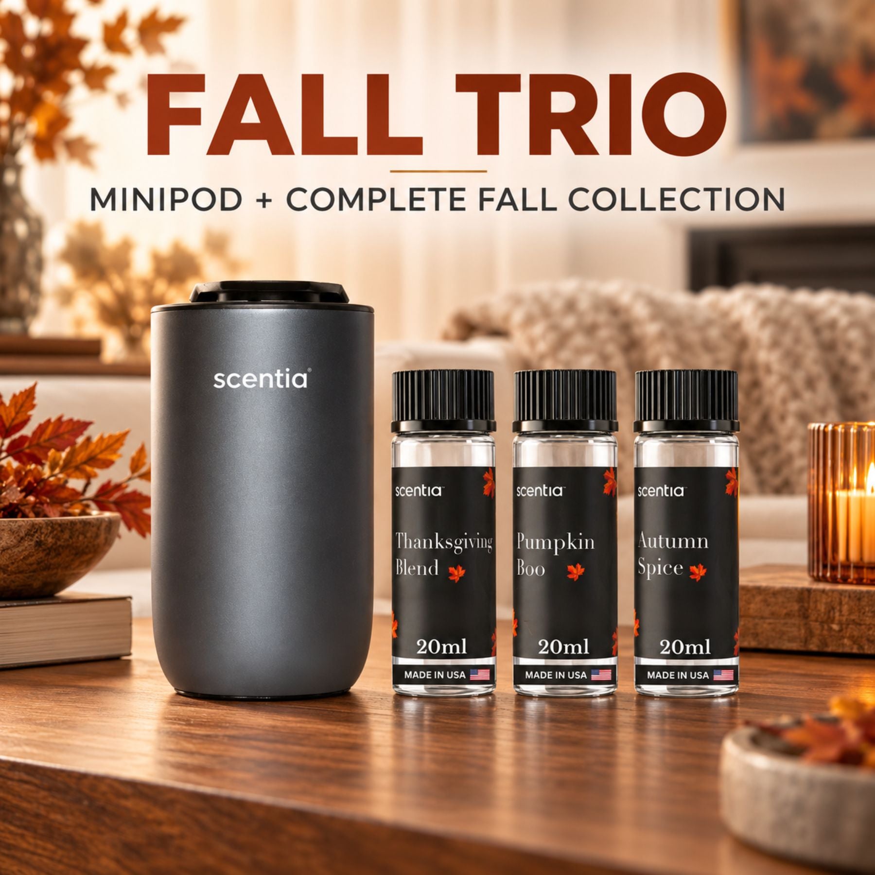 Fall Trio: MiniPod with Complete Fall Collection