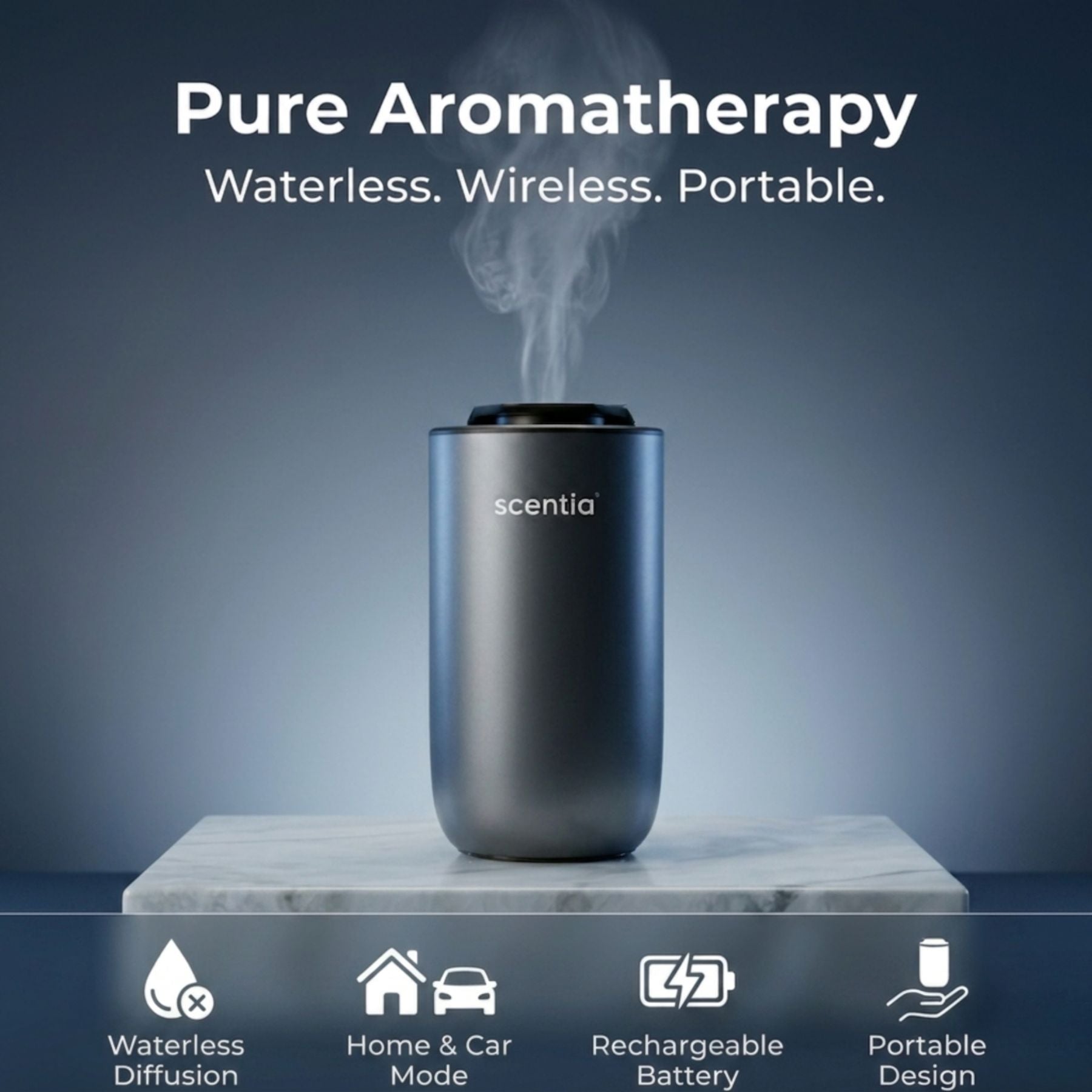 MiniPod Wireless Scent Diffuser – Pack of 2 + Oils