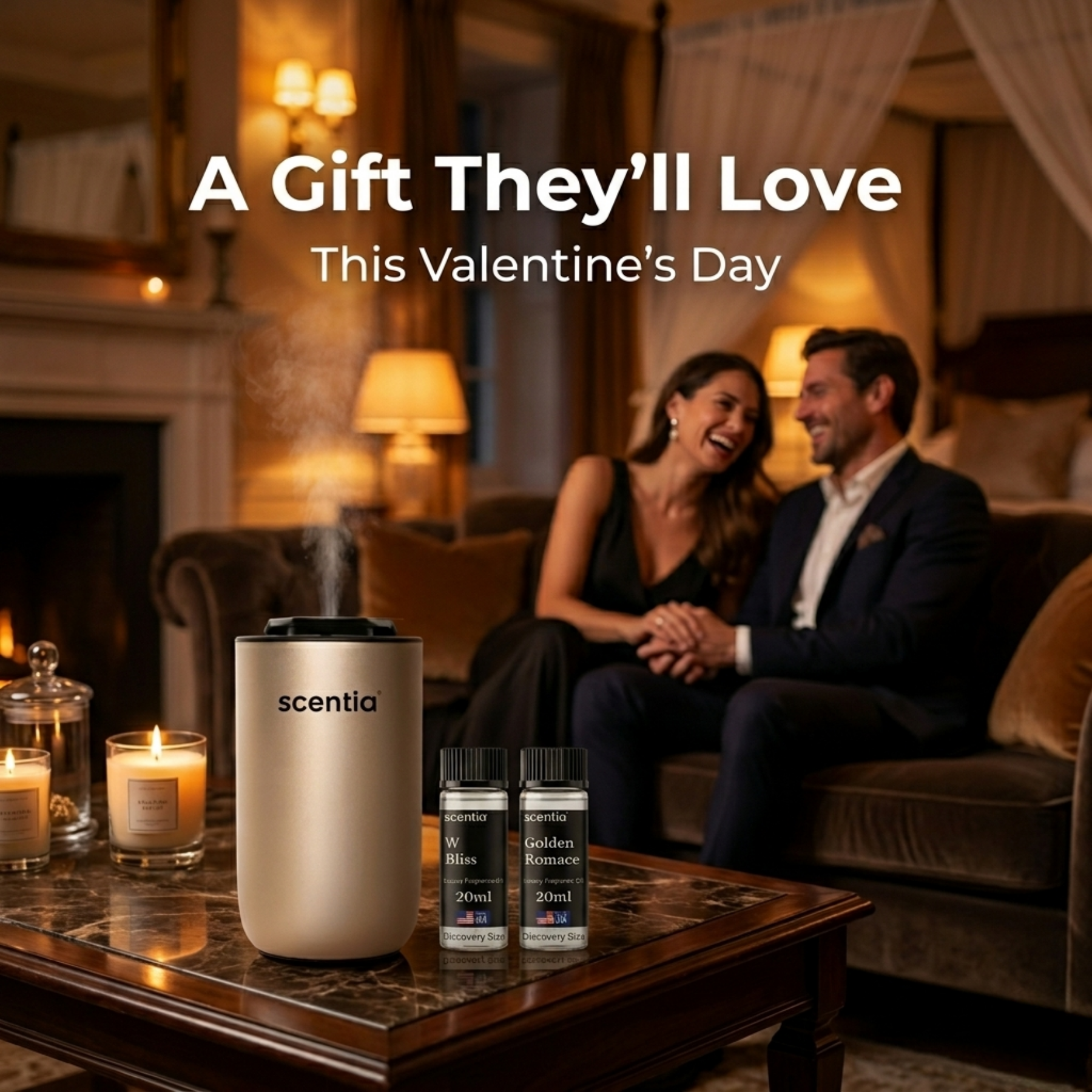 Valentine’s Day Special: MiniPod Scent Diffuser with W Bliss & Golden Romance