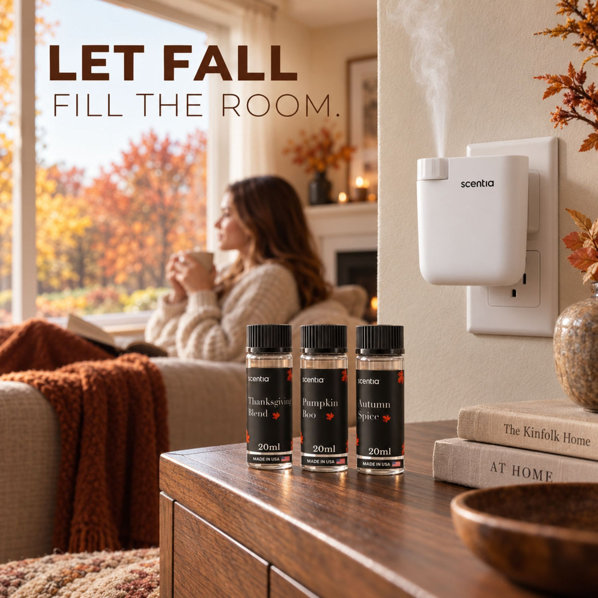 Fall Scent, Simplified: Scentia Pod + 3 Fall Oils (3×20ml)