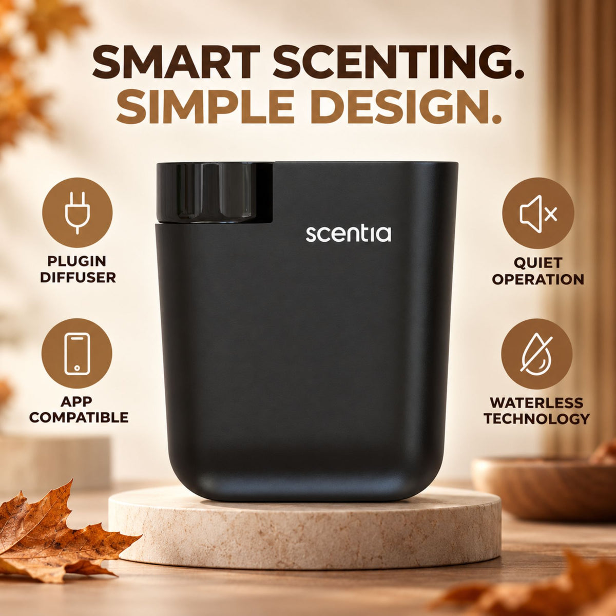 Fall Scent, Simplified: Scentia Pod + 3 Fall Oils (3×20ml)