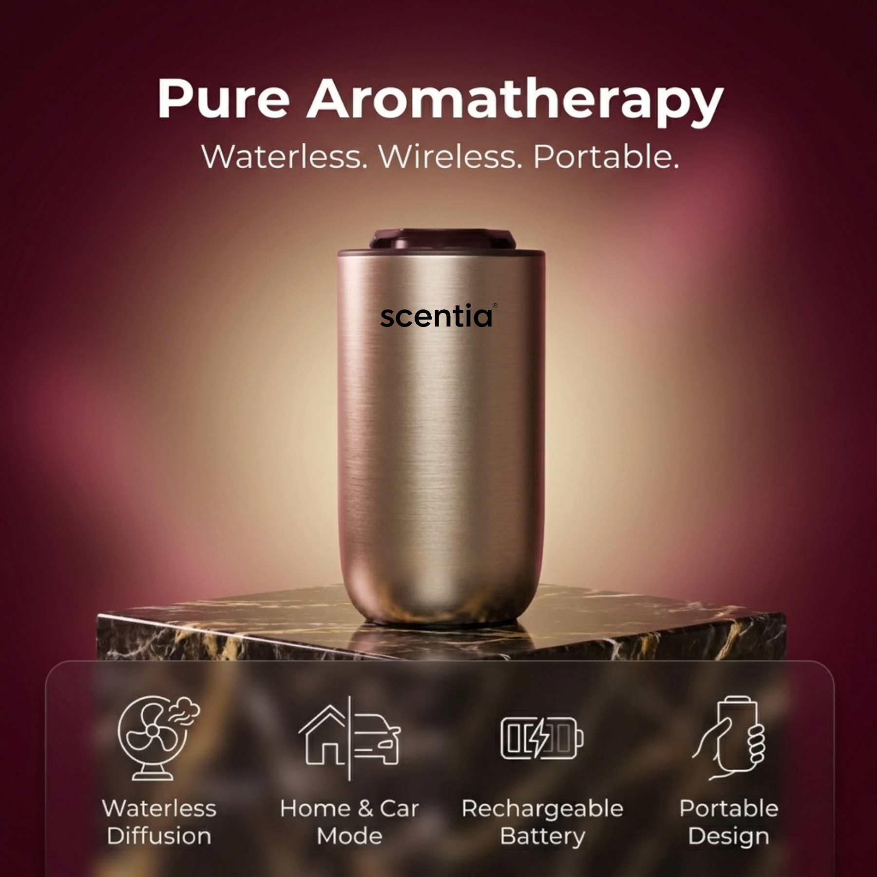 Valentine’s Day Special: MiniPod Scent Diffuser with W Bliss & Golden Romance