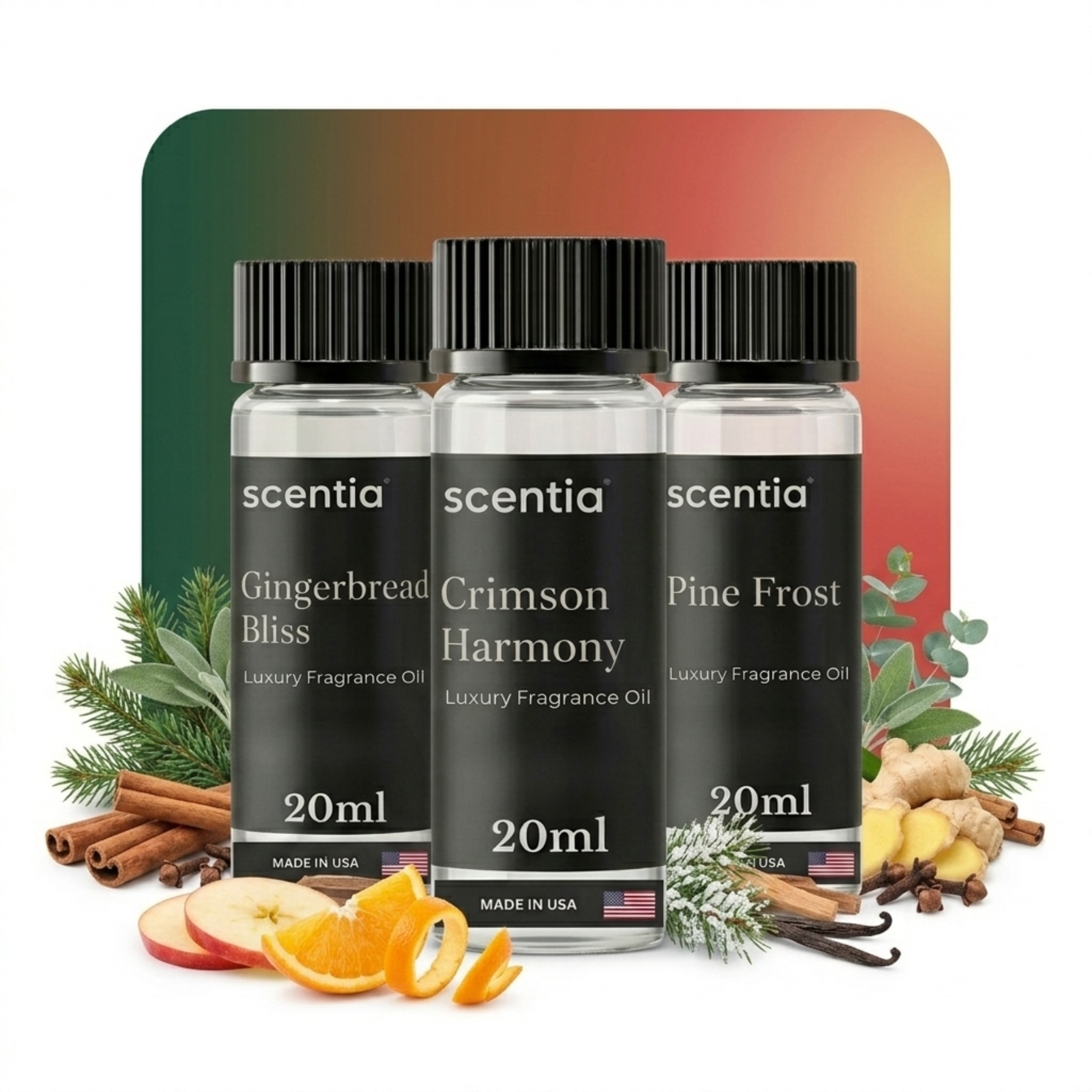Holiday Collection Scent Oil Sample Set 3X20ml