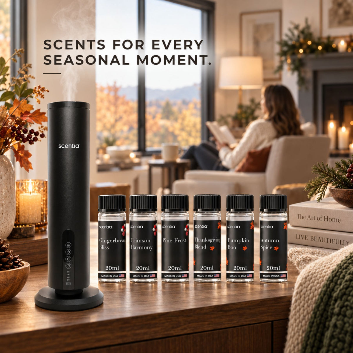 Six Scents of the Season: 3 Fall Favorites + 3 Holiday Scents (6×20ml)