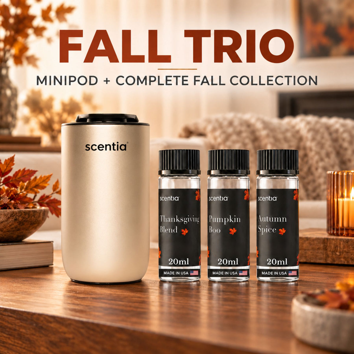 Fall Trio: MiniPod with Complete Fall Collection