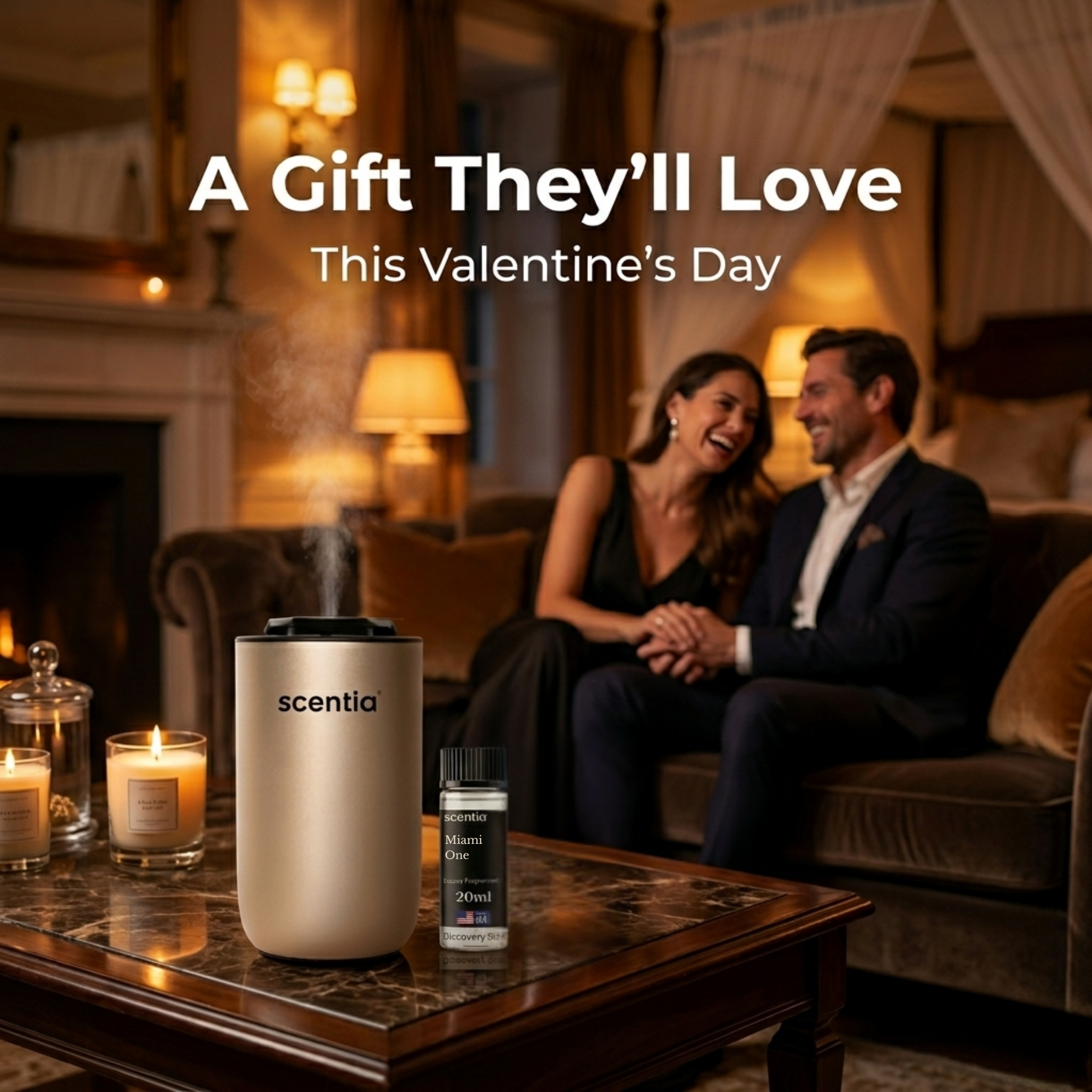 Valentine’s Day Special: MiniPod Scent Diffuser with Miami One Oil