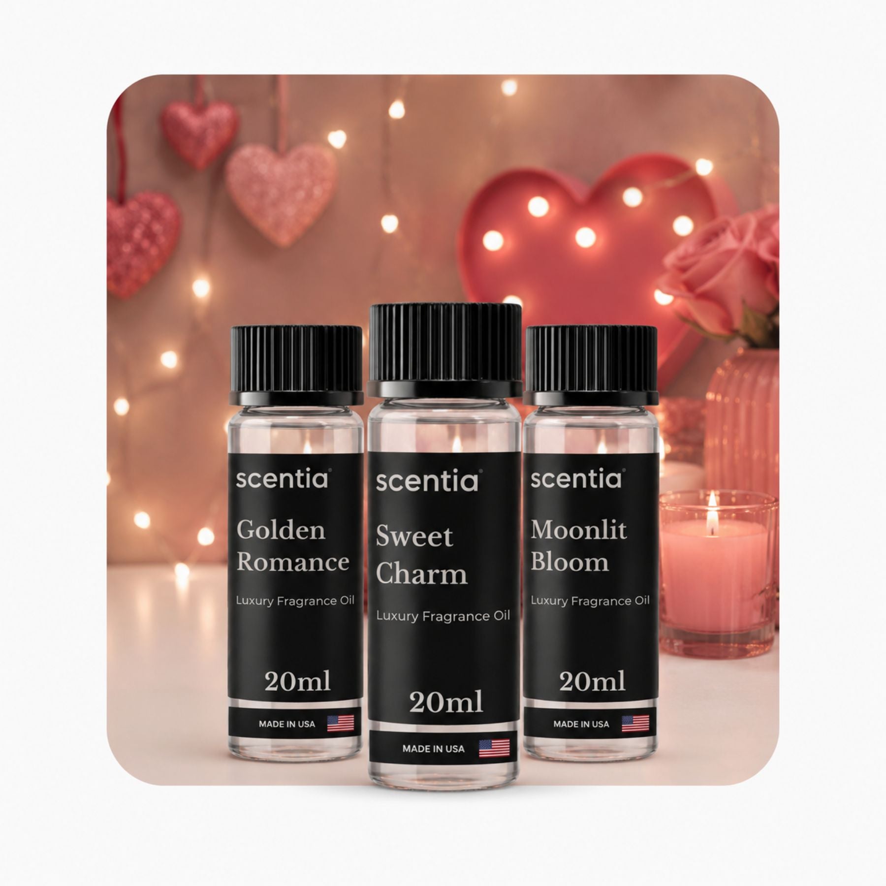 Love Collection Scent Oil Sample Kit 3X20ml