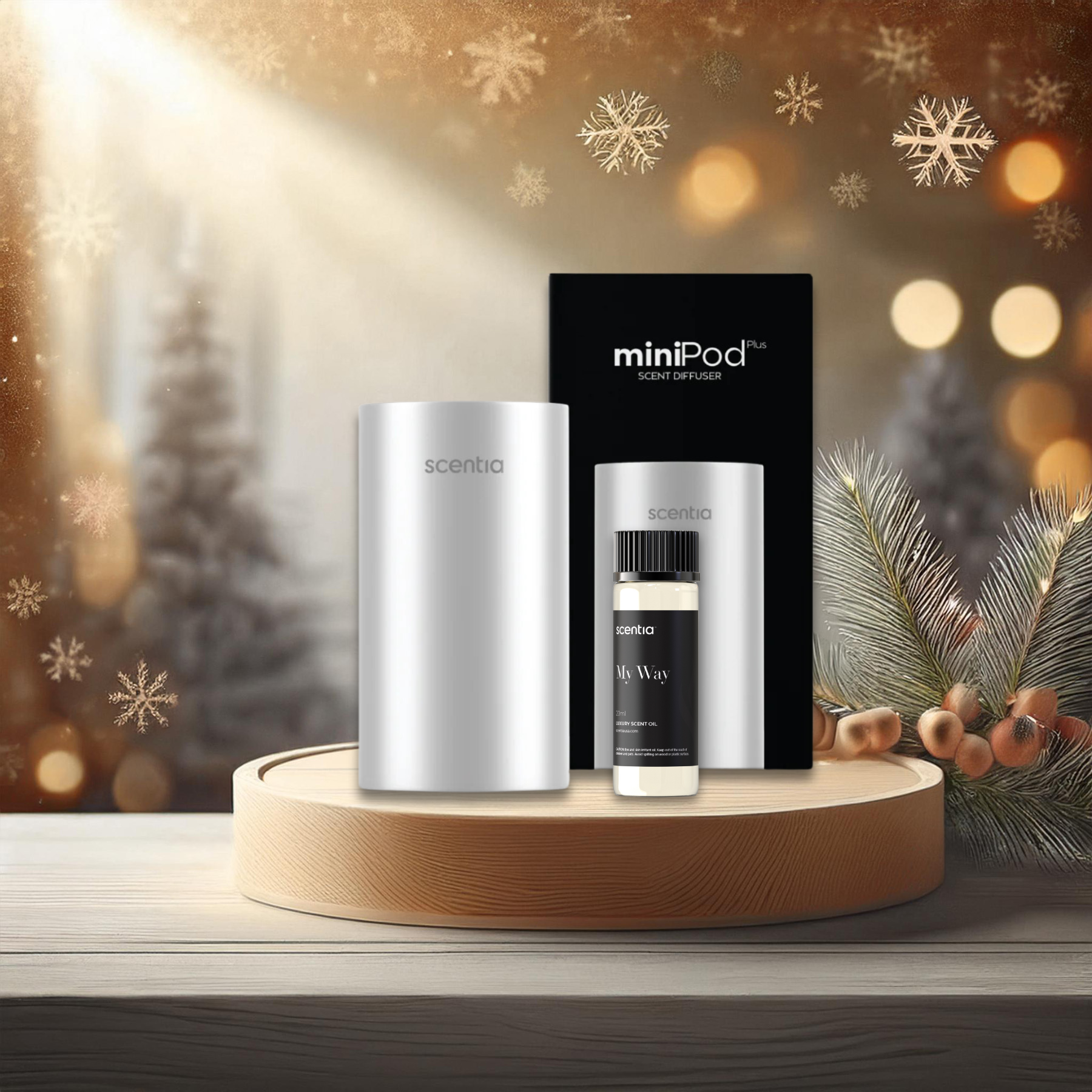 Holiday Special: Scentia MiniPod Scent Diffuser with Hotel Favorite Fragrance