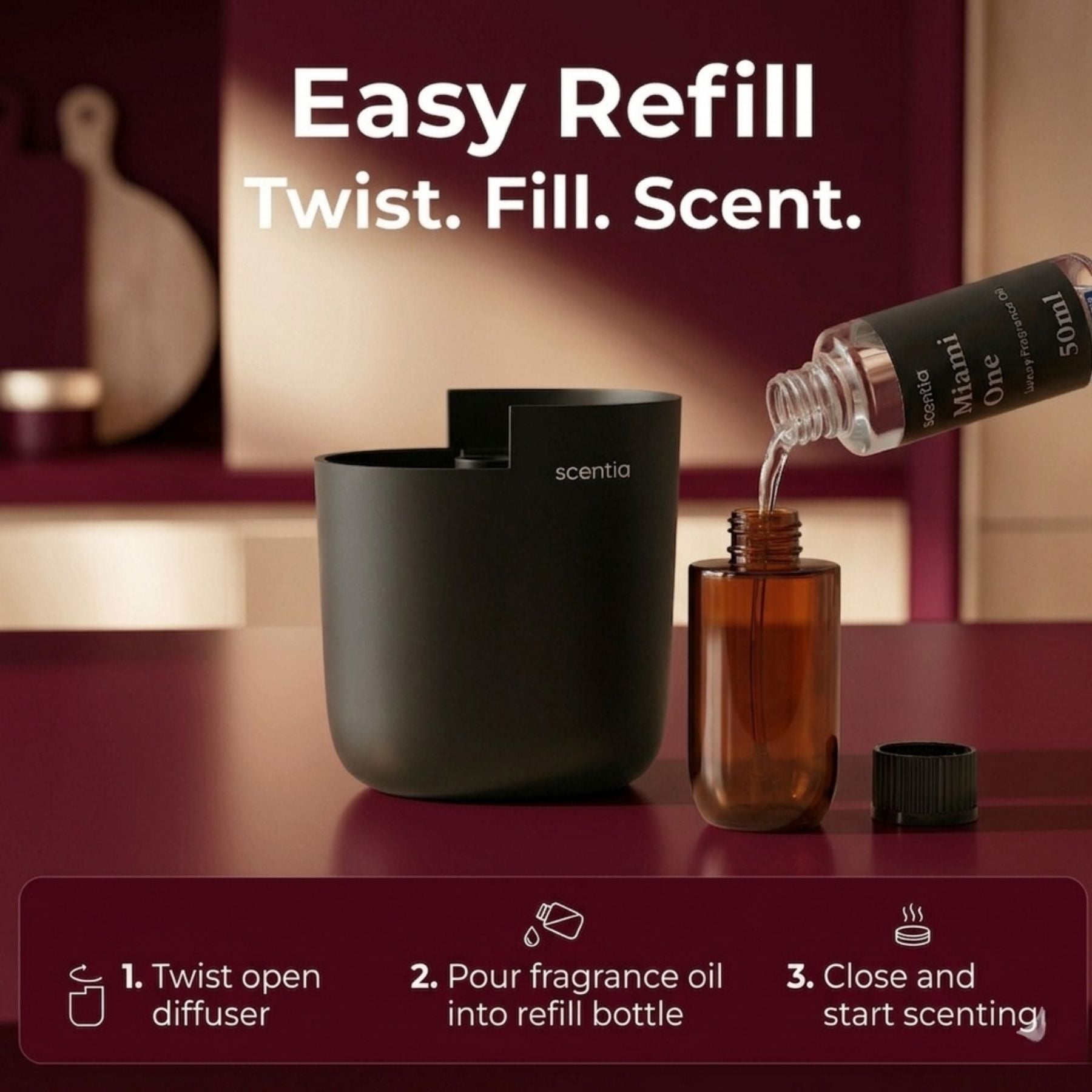 Valentine Special : Scentia Pod with Two Oil Set