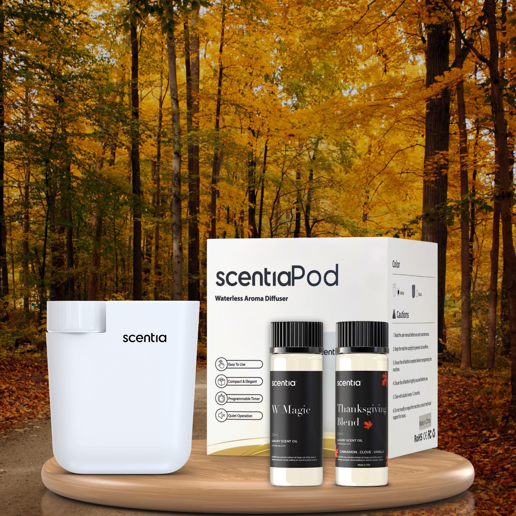 Fall Special : Scentia Pod with Two Oil Set