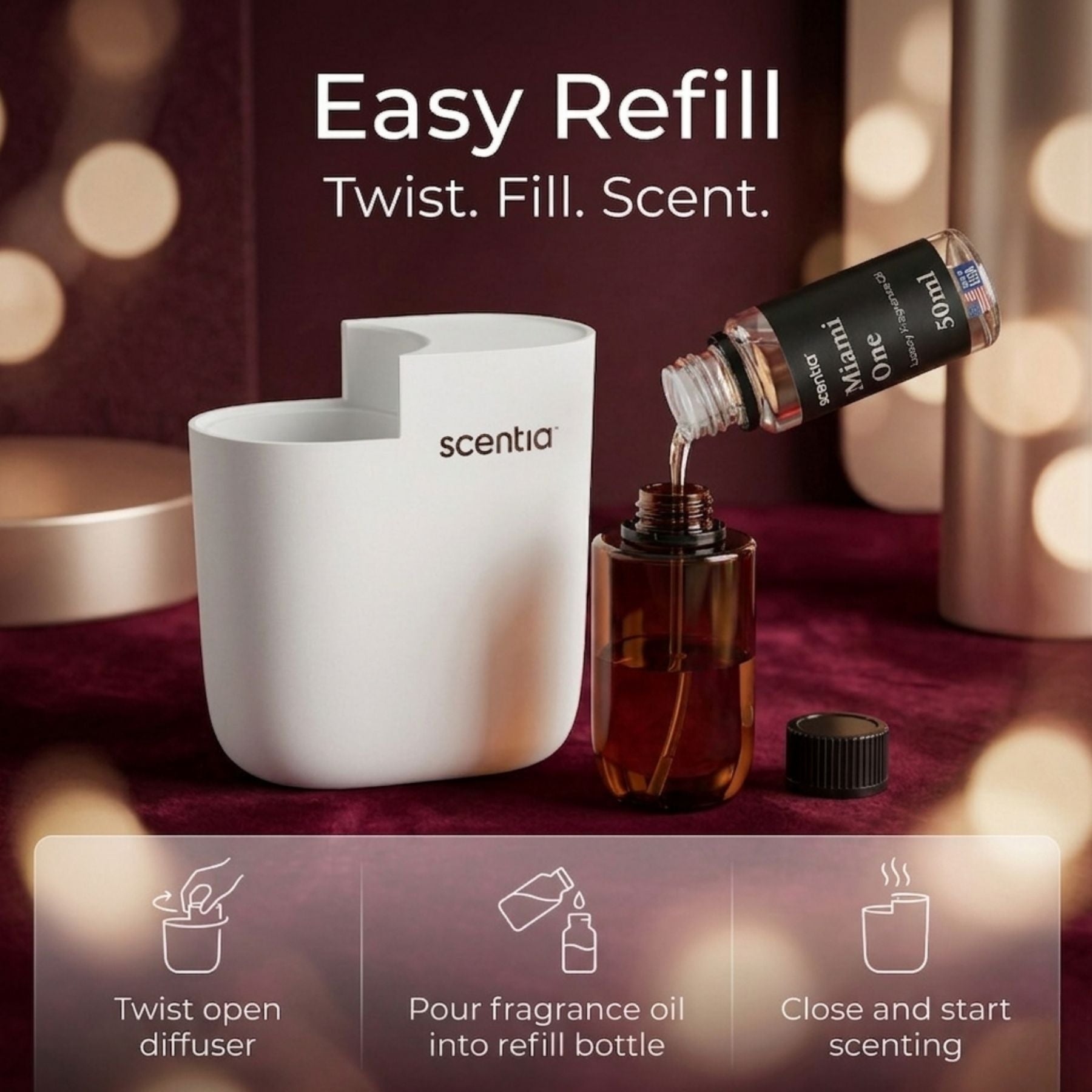 Valentine Day BOGO Offer: Scentia Pod Diffuser + Premium Oil Set