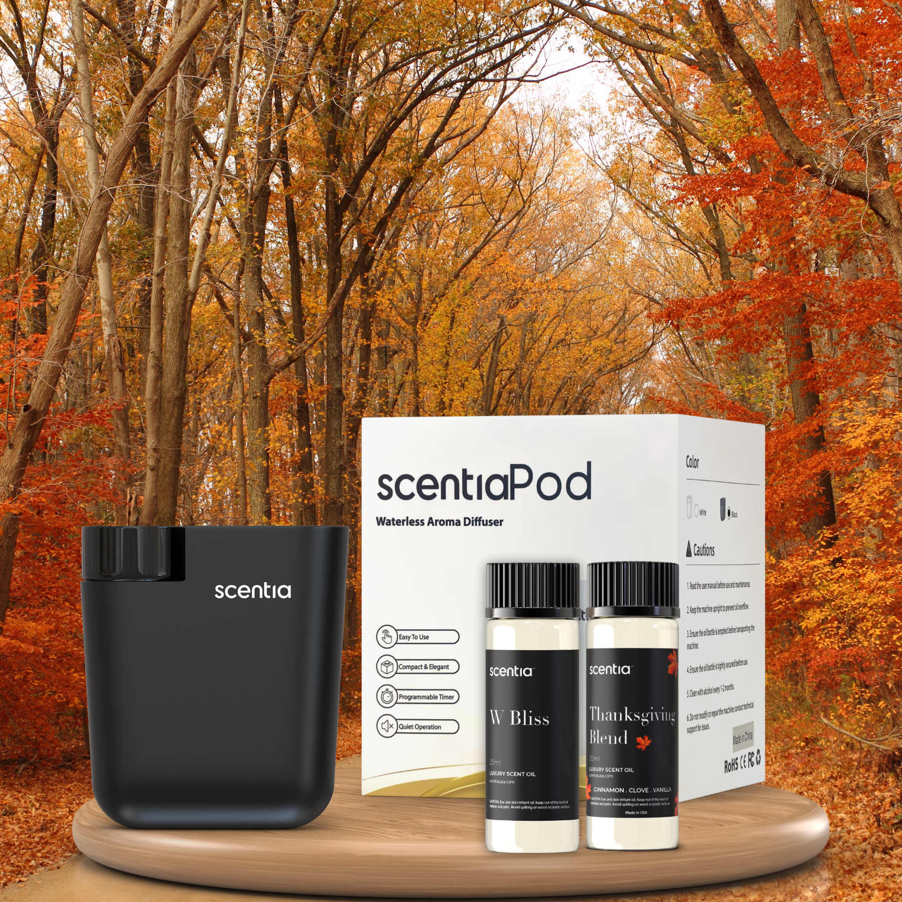 Fall Special : Scentia Pod with Two Oil Set