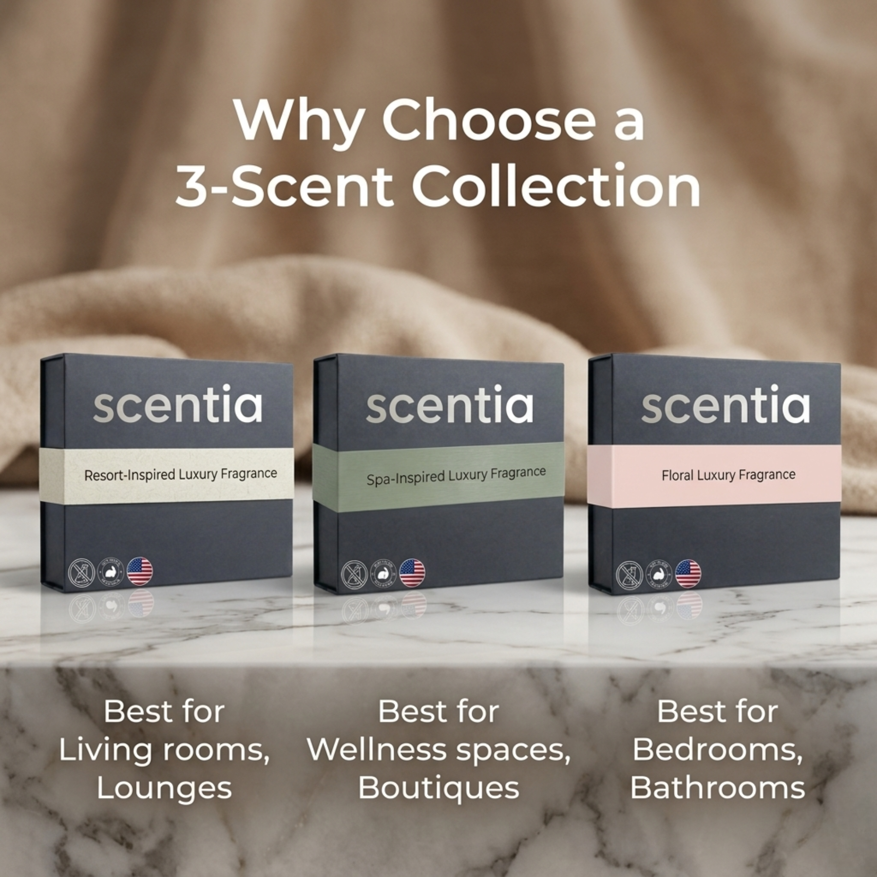 Luxury Fragrance Oil Discovery Set (3x50ml) – Floral, Resort & Spa Scents