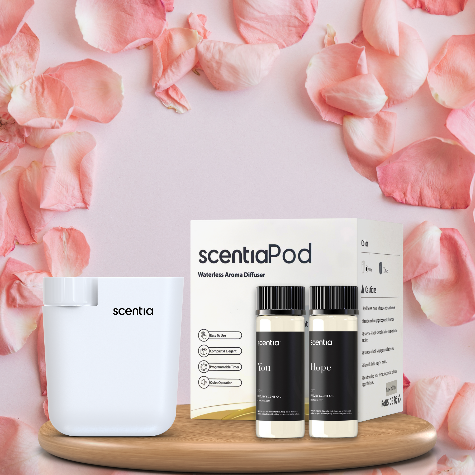 Valentine Special : Scentia Pod with Two Oil Set