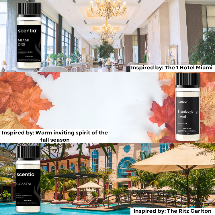 Holiday Bundle: Scentia Max Diffuser with Resort Favorites & Fall Fragrance