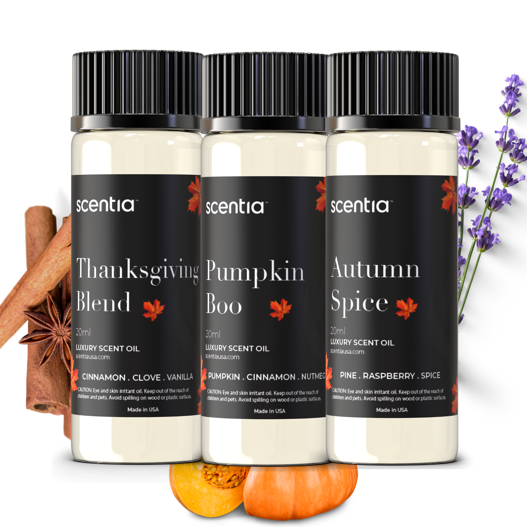 Fall Collection Scent Oil Sample Kit 3X20ml
