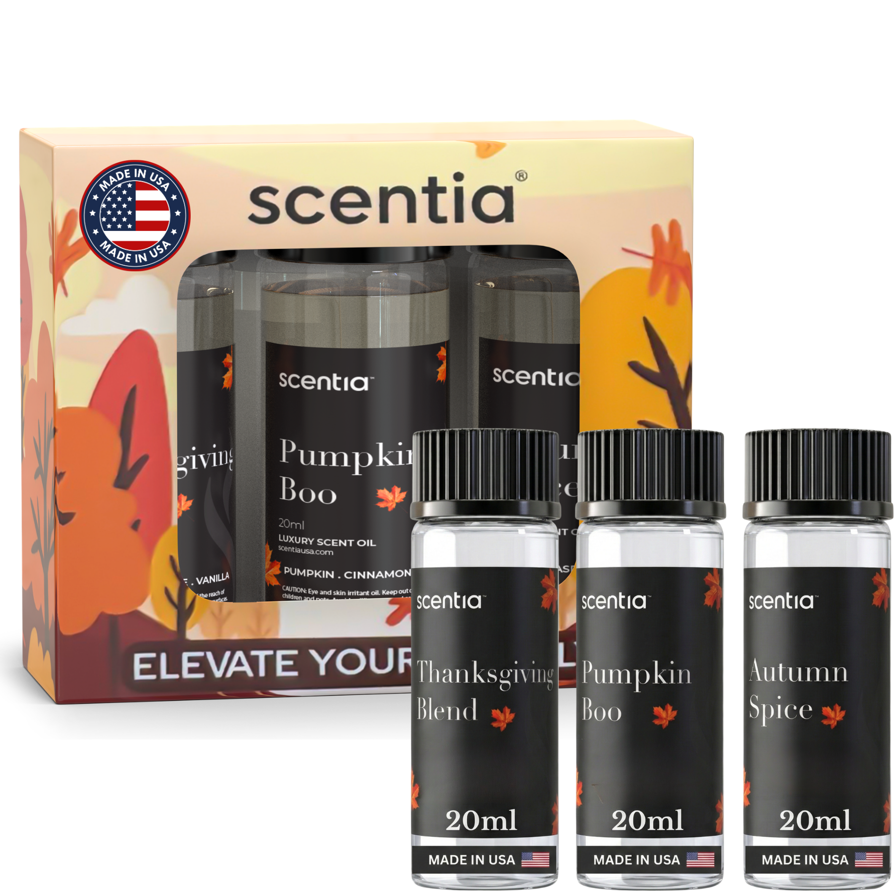 Fall Collection Scent Oil Sample Kit 3X20ml