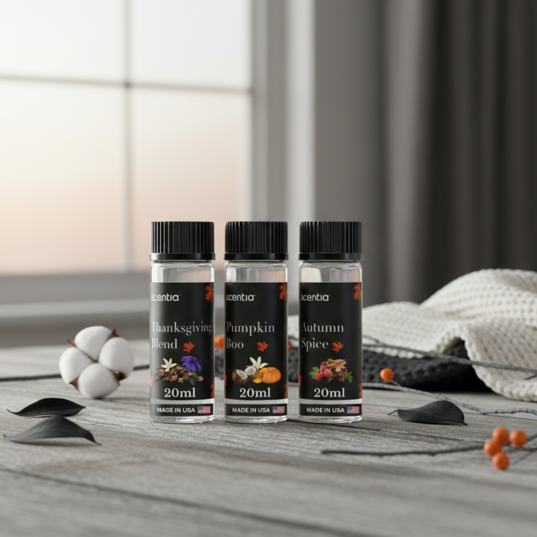 Fall Collection Scent Oil Sample Kit 3X20ml