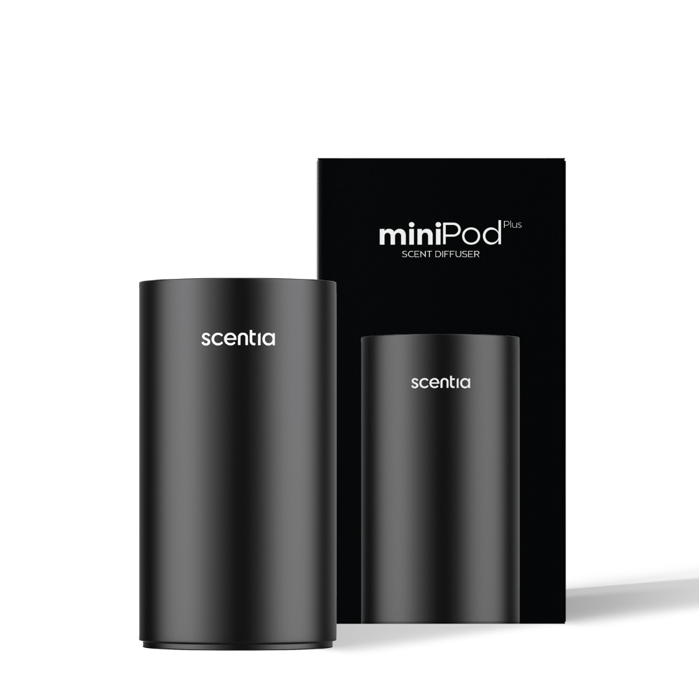 MiniPod Scent Diffuser Starter Kit Portable Scent Diffuser Diffusers BLACK Scent Sample Set (3X20ml)