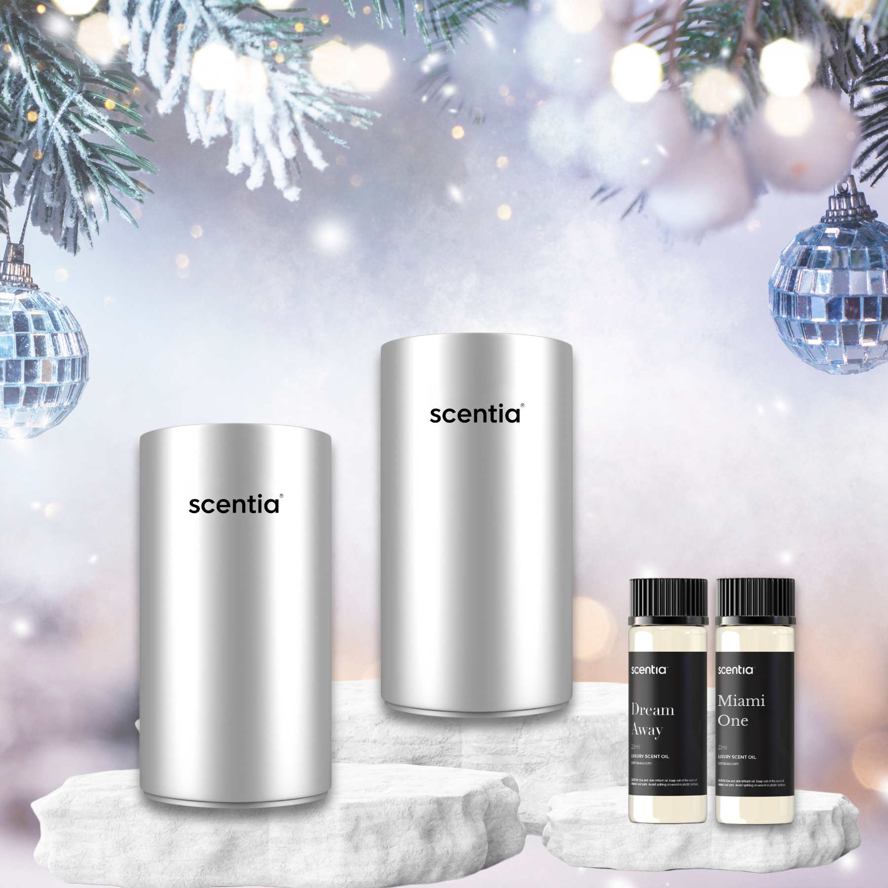 MiniPod Wireless Scent Diffuser – Pack of 2 + Oils LAST ACT : Final Sale