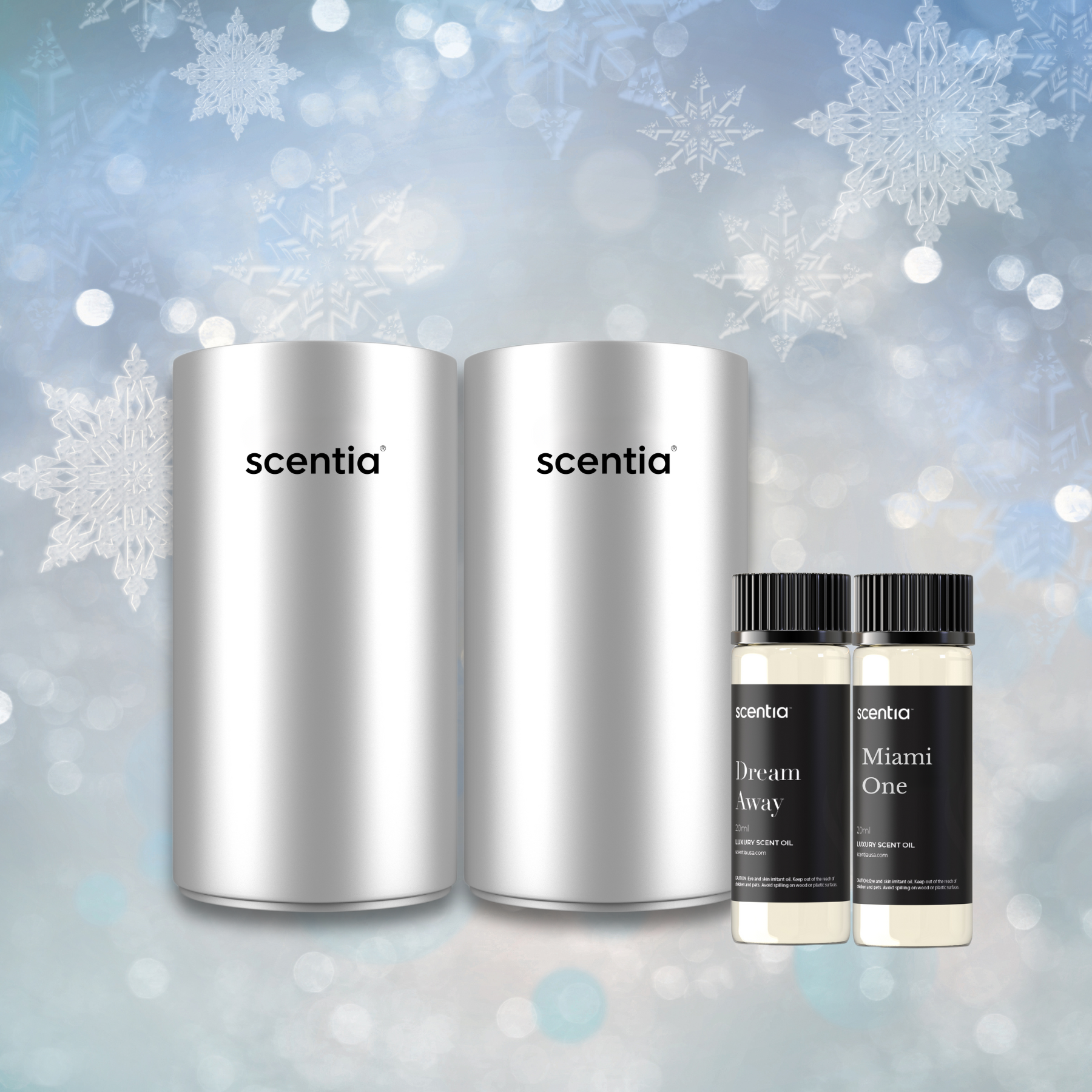 MiniPod Wireless Scent Diffuser – Pack of 2 + Oils LAST ACT : Final Sale