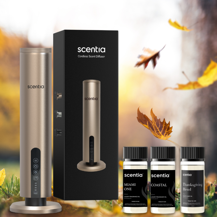 Holiday Bundle: Scentia Max Diffuser with Resort Favorites & Fall Fragrance