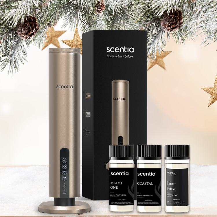 Holiday Bundle: Scentia Max Diffuser with Resort Favorites & Winter Fragrance