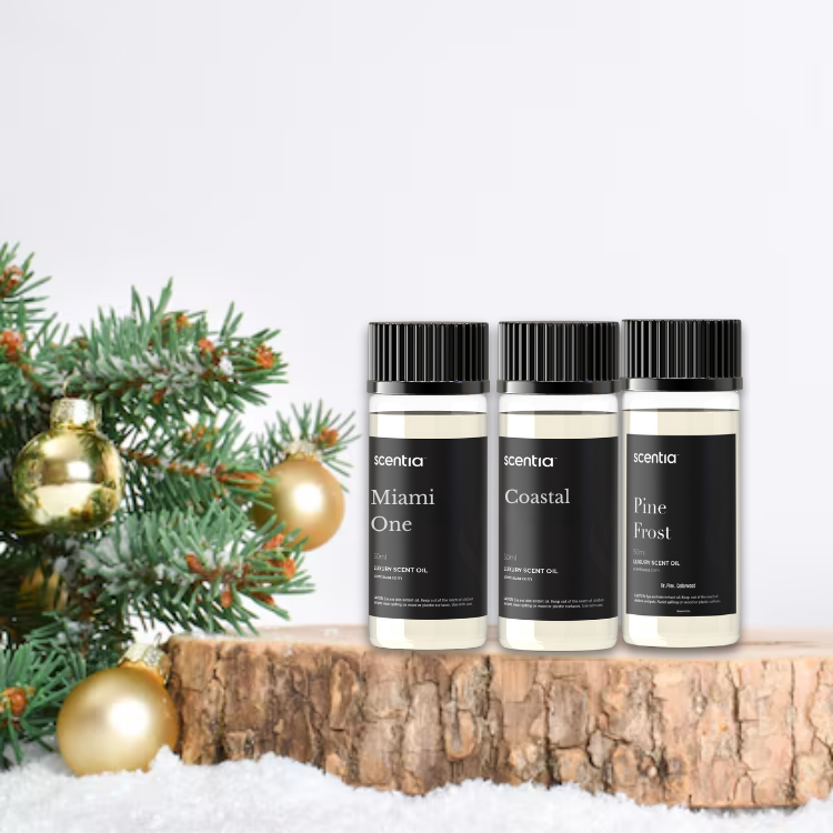 Holiday Bundle: Scentia Max Diffuser with Resort Favorites & Winter Fragrance