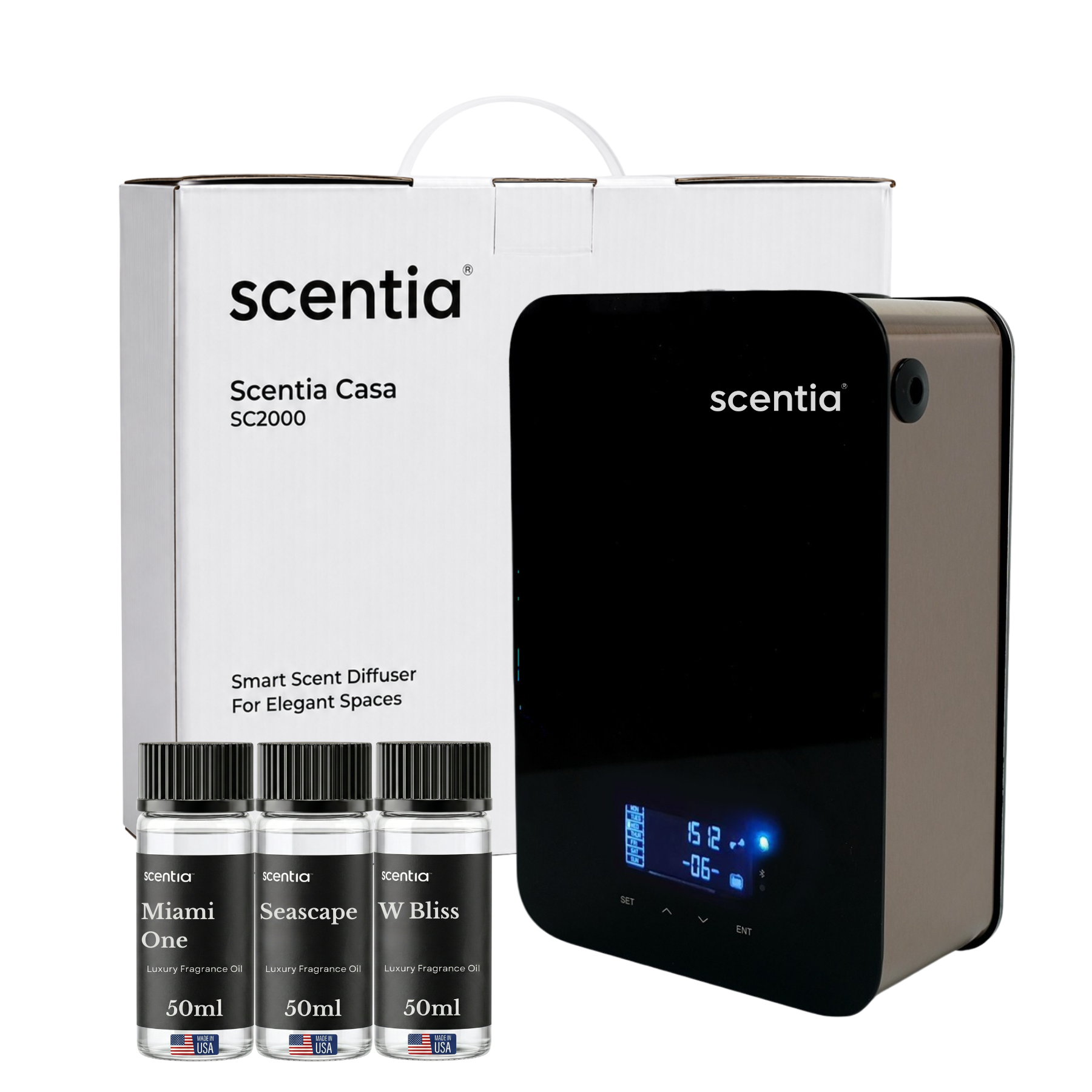 Scentia Casa | 2000 sq ft Cold Air Diffuser with Bluetooth App